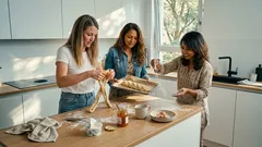 Fluffiger Quark-Zopf mit Marmelade: schnelles Rezept ohne Hefe