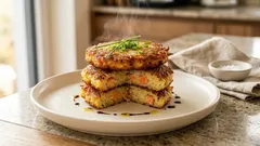 Kartoffelpuffer mit Räucherlachs: außen knusprig, innen saftig – ganz einfach aus der Pfanne