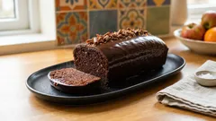 Saftiger Schokokuchen mit Mandeln und Kuvertüre – gelingsicherer Rührkuchen