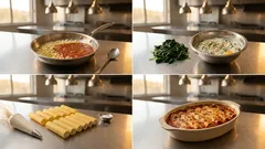 Vegetarische Cannelloni mit Spinat und Ricotta – so werden sie im Ofen schön saftig