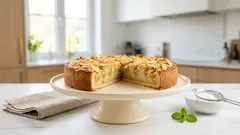 Stachelbeer-Mandelkuchen: saftig, frisch und mit knusprigem Mürbeteigboden