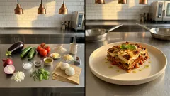 Gemüse-Lasagne mit Aubergine & Zucchini – cremig, sättigend und gut vorzubereiten