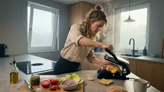 Warmes Panini zum Frühstück: in 15 Minuten knusprig, käsig, satt