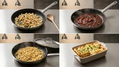 Knollensellerie-Lasagne mit Tofu-Bolognese – herzhaft, saftig und ohne Pasta
