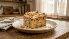 Apfel-Kokos-Kuchen vom Blech – saftig gebacken mit goldener Baiserhaube