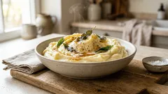 Kartoffelpüree mit Salbeibutter – so wird es extra cremig und aromatisch