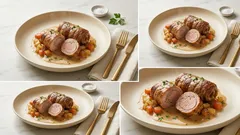 Kalbsrouladen aus dem Ofen – zart geschmort mit cremiger Sternanis-Sauce