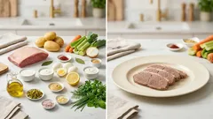 Tafelspitz mit grüner Kräutersauce – so wird das Rindfleisch beim Ziehen butterzart