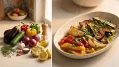 Antipasti-Gemüse aus dem Ofen: so bekommt es richtig schöne Röstaromen