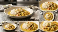 Gemüsecurry mit Seelachs in Kokosmilch – schnell, leicht und richtig aromatisch