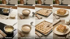 Saftiger Butterkuchen vom Blech mit Mandeln – Hefekuchen, der einfach immer gelingt