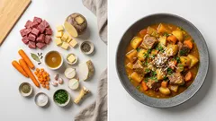 Steckrübeneintopf mit Rindfleisch – so wird er schön sämig und das Fleisch butterzart