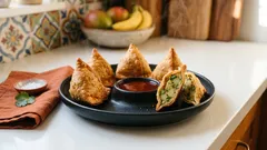 Knusprige Samosas mit Kartoffel-Erbsen-Füllung – einfach Schritt für Schritt