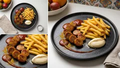 Soja-Currywurst mit knusprigen Pommes – Imbissgefühl ganz einfach zu Hause