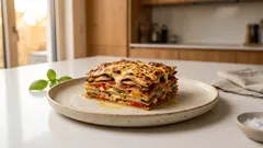 Vegetarische Gemüselasagne mit Vollkorn – cremig, bunt und perfekt fürs Familienessen