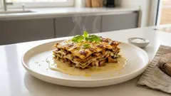 Herbstliche Pilz-Lasagne mit Zitronennote – cremig, vegetarisch und unkompliziert