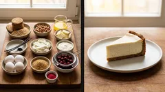 Kirsch-Käsekuchen vom Blech: knuspriger Keksboden, cremige Füllung und glänzender Fruchtspiegel