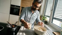 Vegane Mohnbrötchen vom Blech: einfaches Rezept ohne Ei und Milch