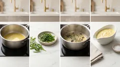 Sauce Béarnaise selber machen: cremig-luftig im Wasserbad, ohne Gerinnen