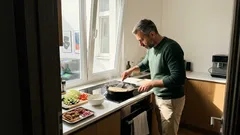 Hähnchen-Schawarma zuhause: einfacher Wrap mit cremiger Knoblauch-Koriander-Soße