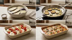 Italienisches Gemüsegratin mit Mozzarella – so wird die Kruste schön goldbraun