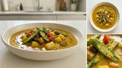 Veganes Okra-Curry mit Kokossahne – cremig, würzig und schön sättigend