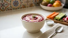 Rote-Bete-Dip mit Senf & Meerrettich – cremig in 5 Minuten (aus dem Glas)