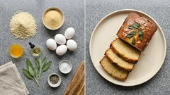 Herzhafter Mandelkuchen mit Salbei – saftig, nussig und schnell zusammengerührt