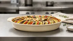 Französischer Gemüsetian mit Ziegenkäse – so gelingt der saftige Ofenauflauf