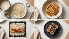 Kimbap mit Kimchi und knusprigem Tofu – einfaches Rezept für unterwegs