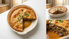 Herzhafte Hackfleischpastete mit Blätterteig – saftig, würzig, perfekt zum Vorbereiten